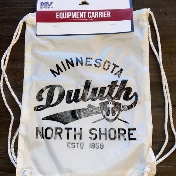 MV Sport Other - MV Sport Drawstring Backpack Minnesota Duluth North shore Equipment carrier